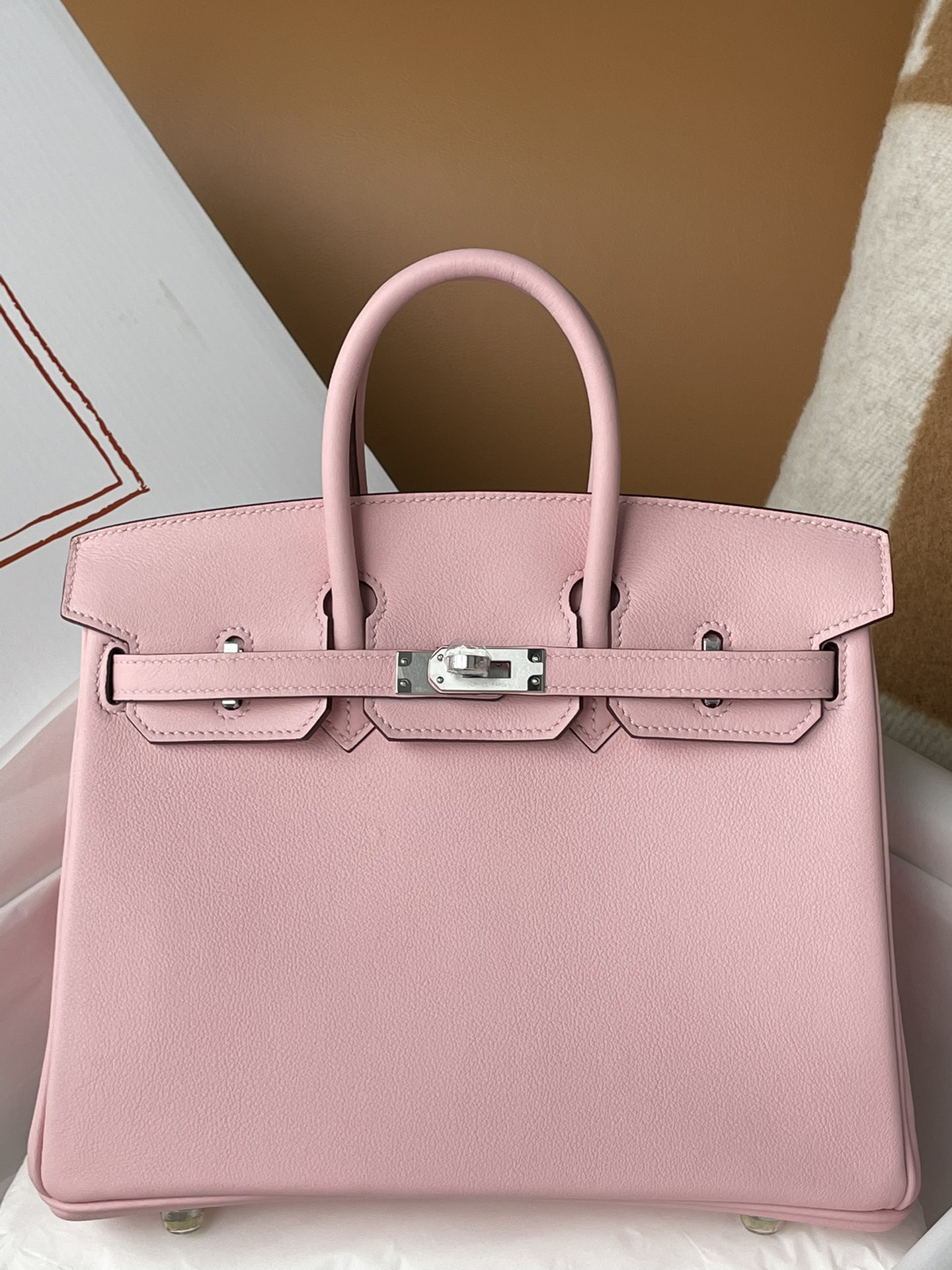 Hermes Birkin 30CM Swift Leather Handbag Pink